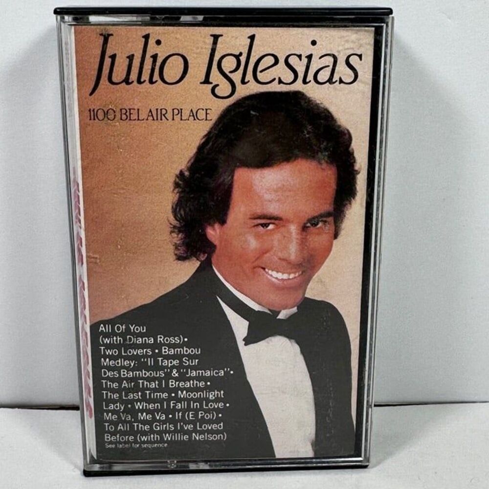 Julio Iglesias 1100 Belair Place Cassette Tape